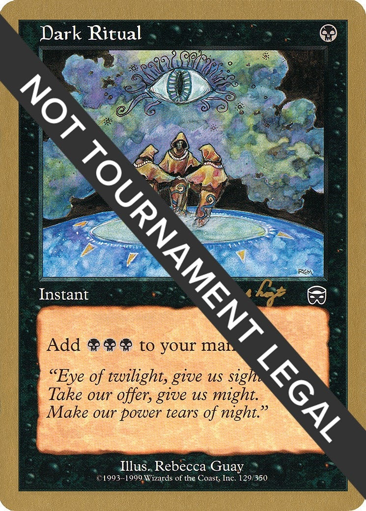Image for Dark Ritual - 2001 Tom van de Logt (MMQ) (World Championship Decks) - Magic: The Gathering