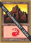 Image for Mountain (343) - 2001 Tom van de Logt (MMQ) (World Championship Decks) - Magic: The Gathering