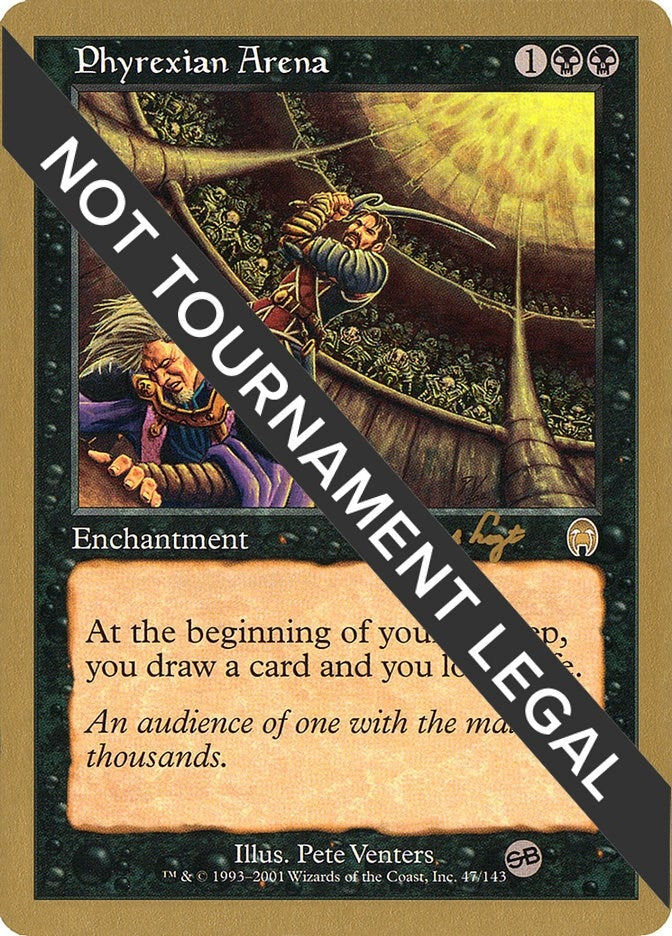 Image for Phyrexian Arena - 2001 Tom van de Logt (APC) (SB) (World Championship Decks) - Magic: The Gathering