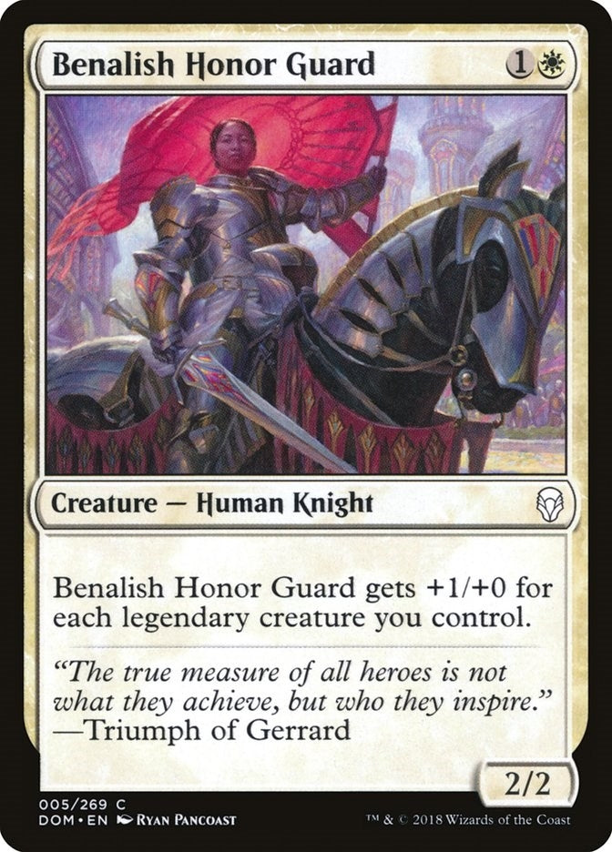 Image for Benalish Honor Guard (Dominaria) (5) - Magic: The Gathering
