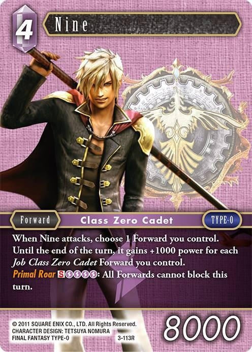 Image for Nine (Opus III) (3-113R) - Final Fantasy TCG