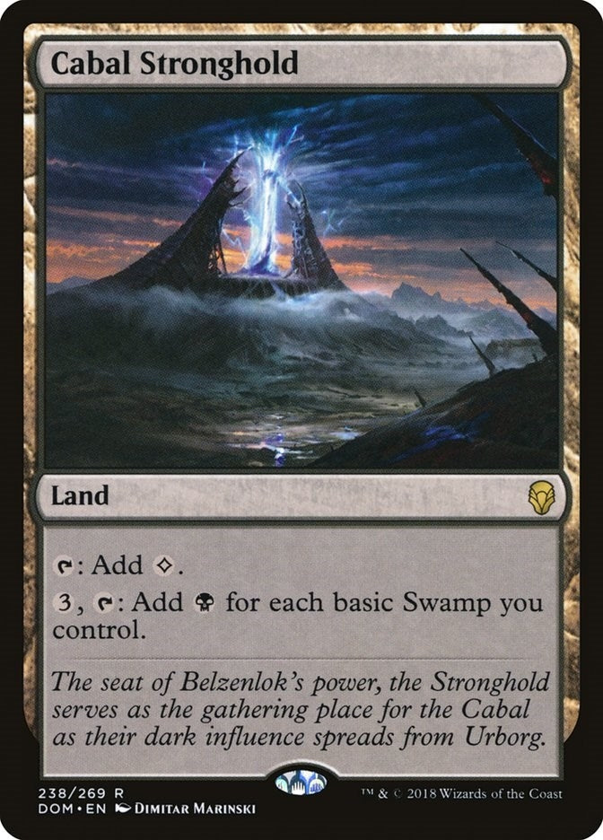 Image for Cabal Stronghold (Dominaria) (238) - Magic: The Gathering