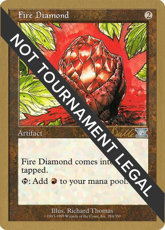 Image for Fire Diamond - 1999 Kai Budde (6ED) (World Championship Decks) - Magic: The Gathering