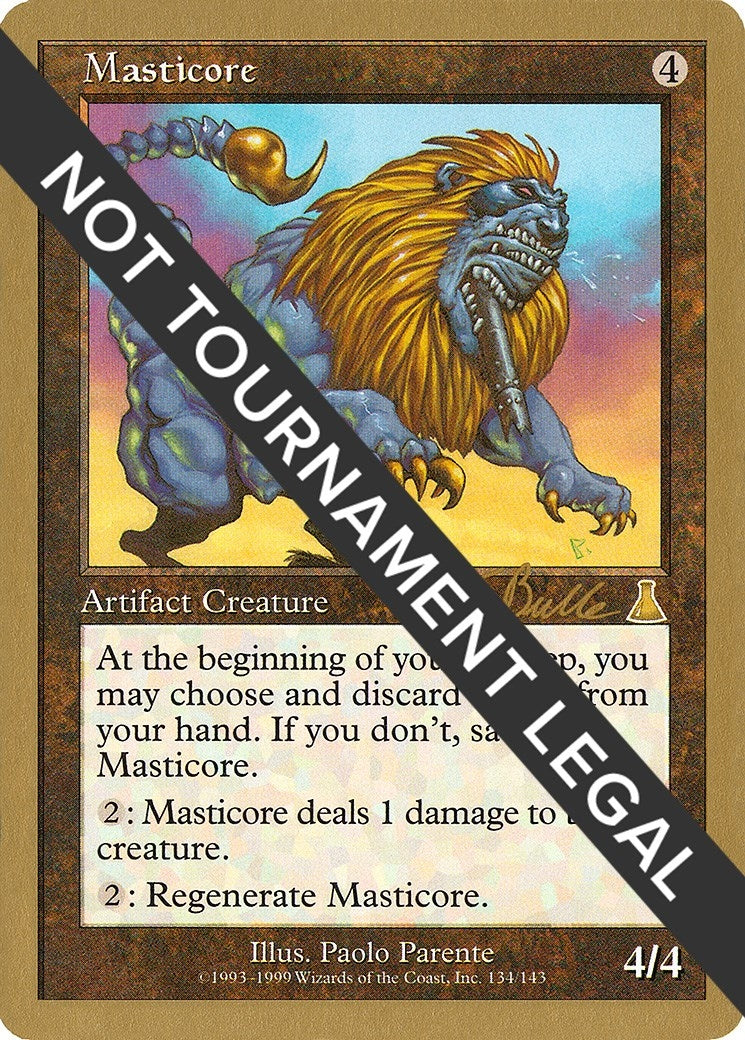 Image for Masticore - 1999 Kai Budde (UDS) (World Championship Decks) - Magic: The Gathering