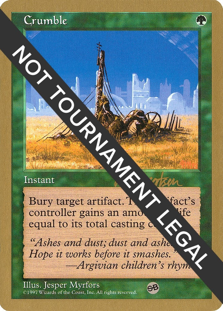 Image for Crumble - 1997 Svend Geertsen (5ED) (SB) (World Championship Decks) - Magic: The Gathering