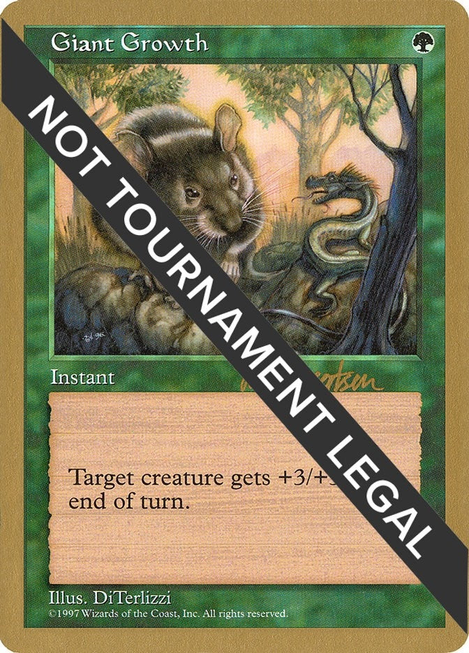 Image for Giant Growth - 1997 Svend Geertsen (5ED) (World Championship Decks) - Magic: The Gathering