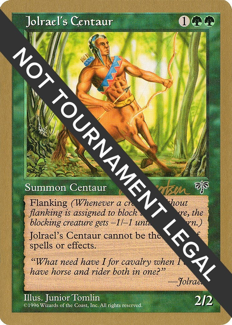 Image for Jolrael's Centaur - 1997 Svend Geertsen (MIR) (World Championship Decks) - Magic: The Gathering