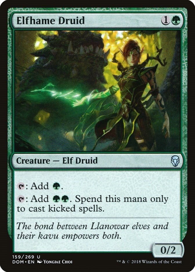 Image for Elfhame Druid (Dominaria) (159) - Magic: The Gathering