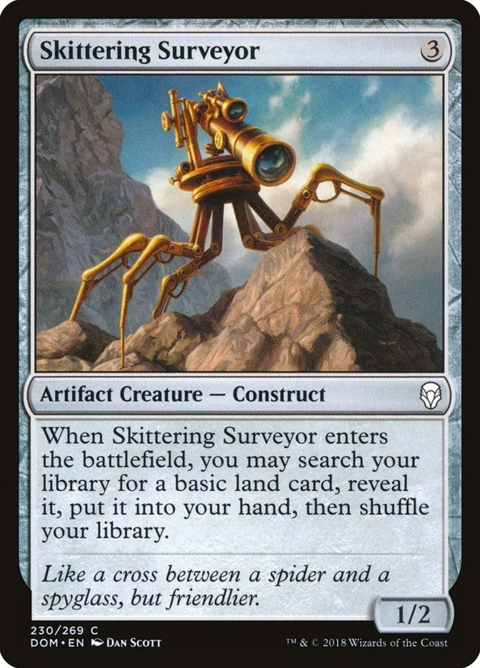 Image for Skittering Surveyor (Dominaria) (230) - Magic: The Gathering