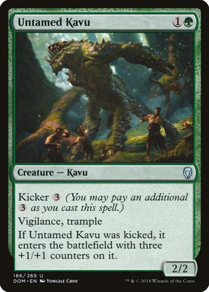 Image for Untamed Kavu (Dominaria) (186) - Magic: The Gathering