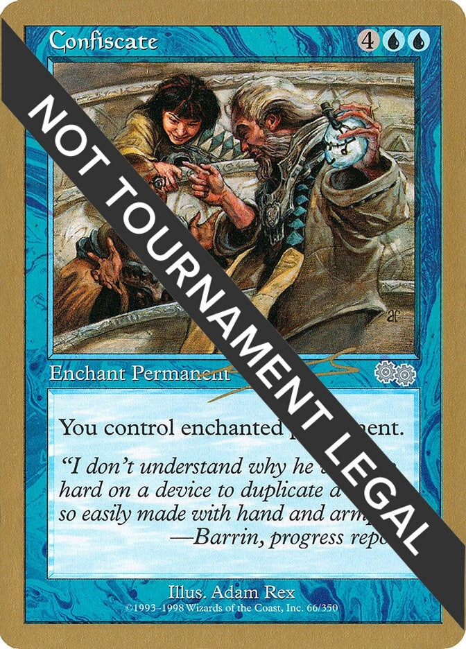 Image for Confiscate - 2000 Nicolas Labarre (USG) (World Championship Decks) - Magic: The Gathering