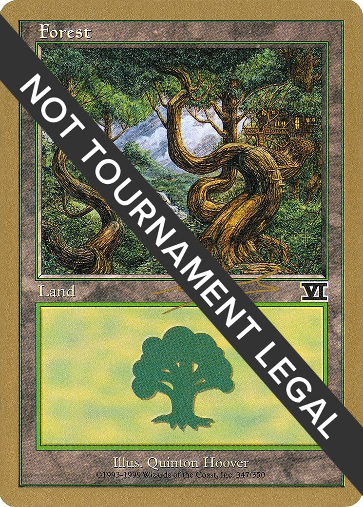 Image for Forest (347) - 2000 Nicolas Labarre (6ED) (World Championship Decks) - Magic: The Gathering