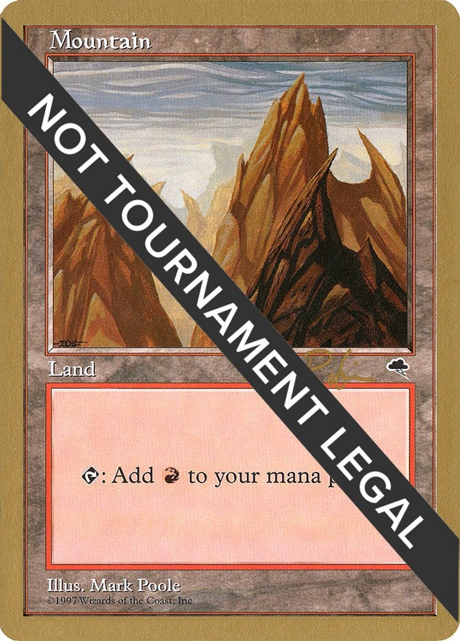 Image for Mountain (Vertical) - 1998 Ben Rubin (TMP) (World Championship Decks) - Magic: The Gathering