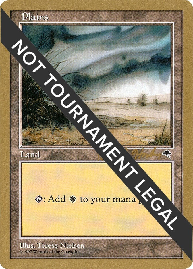 Image for Plains (Shrub) - 1998 Brian Hacker (TMP) (World Championship Decks) - Magic: The Gathering