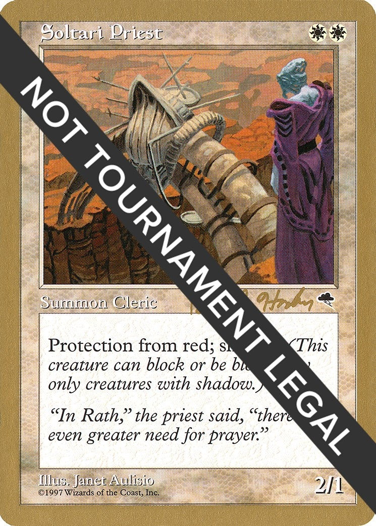 Image for Soltari Priest - 1998 Brian Hacker (TMP) (World Championship Decks) - Magic: The Gathering