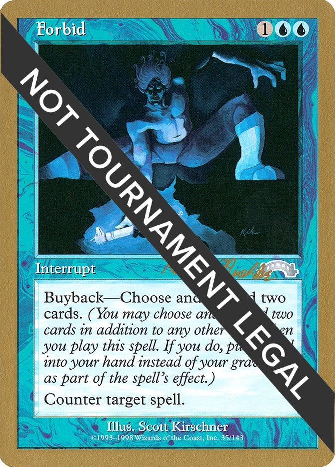 Image for Forbid - 1998 Randy Buehler (EXO) (World Championship Decks) - Magic: The Gathering