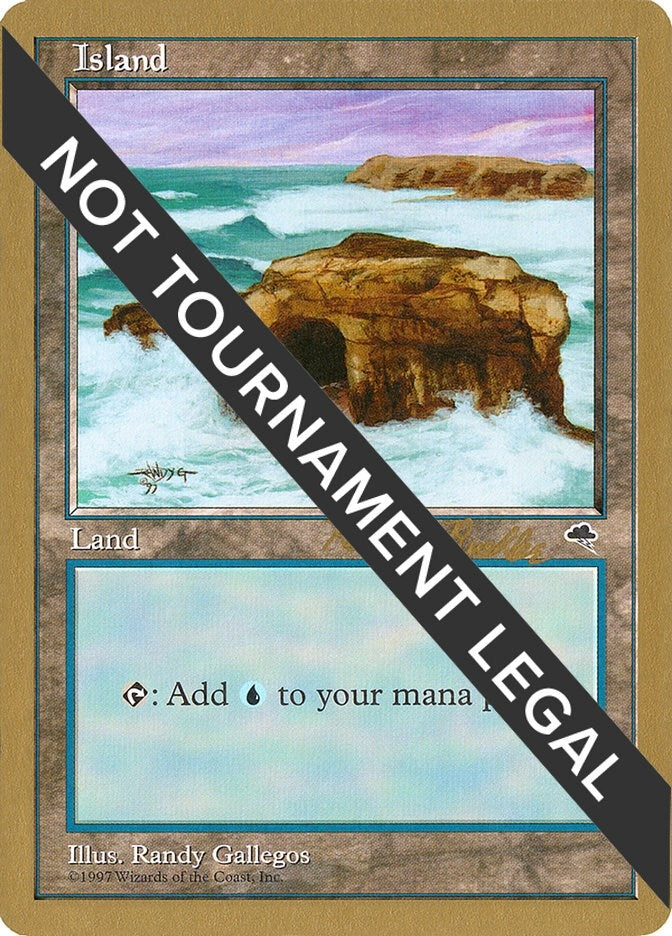 Image for Island (Crashing Waves) - 1998 Randy Buehler (TMP) (World Championship Decks) - Magic: The Gathering