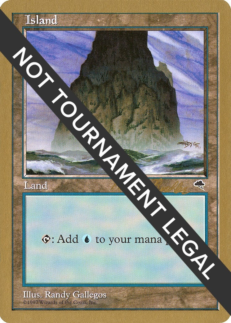 Image for Island (Spire) - 1998 Randy Buehler (TMP) (World Championship Decks) - Magic: The Gathering