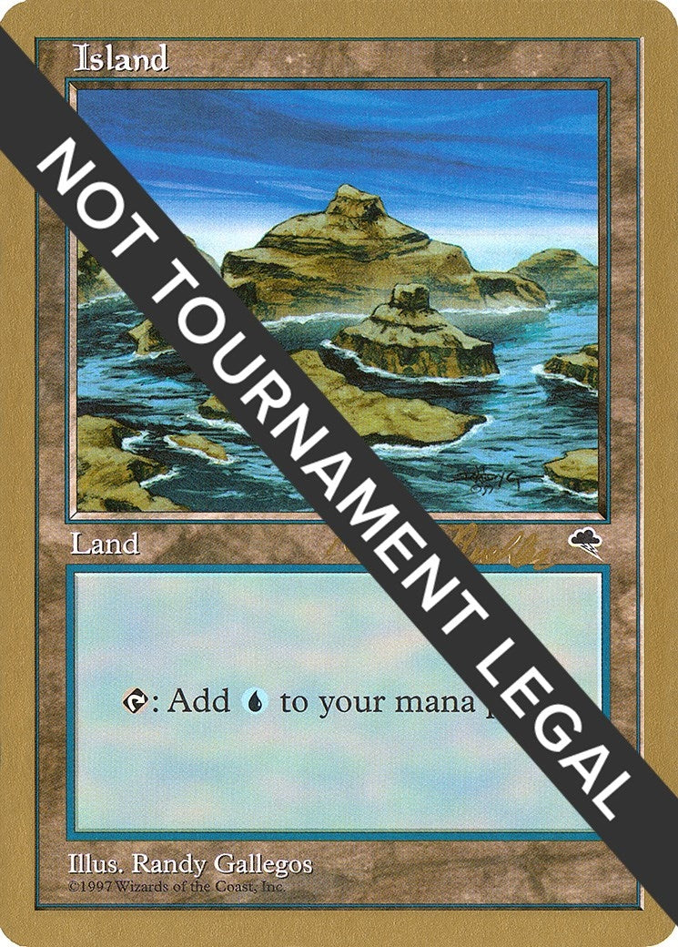 Image for Island (Inlet) - 1998 Randy Buehler (TMP) (World Championship Decks) - Magic: The Gathering