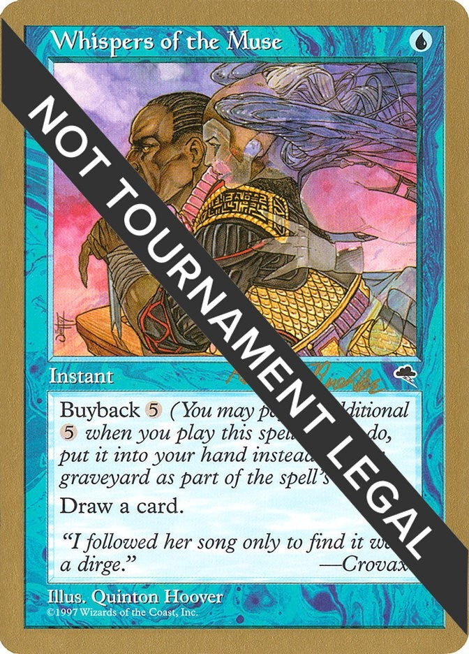 Image for Whispers of the Muse - 1998 Randy Buehler (TMP) (World Championship Decks) - Magic: The Gathering