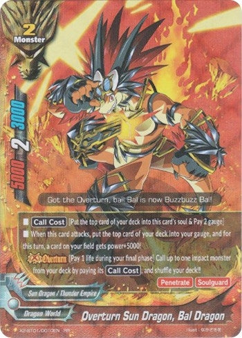 Image for Overturn Sun Dragon, Bal Dragon (Buddy Legends) (X2-BT01/0010EN) - Future Card BuddyFight