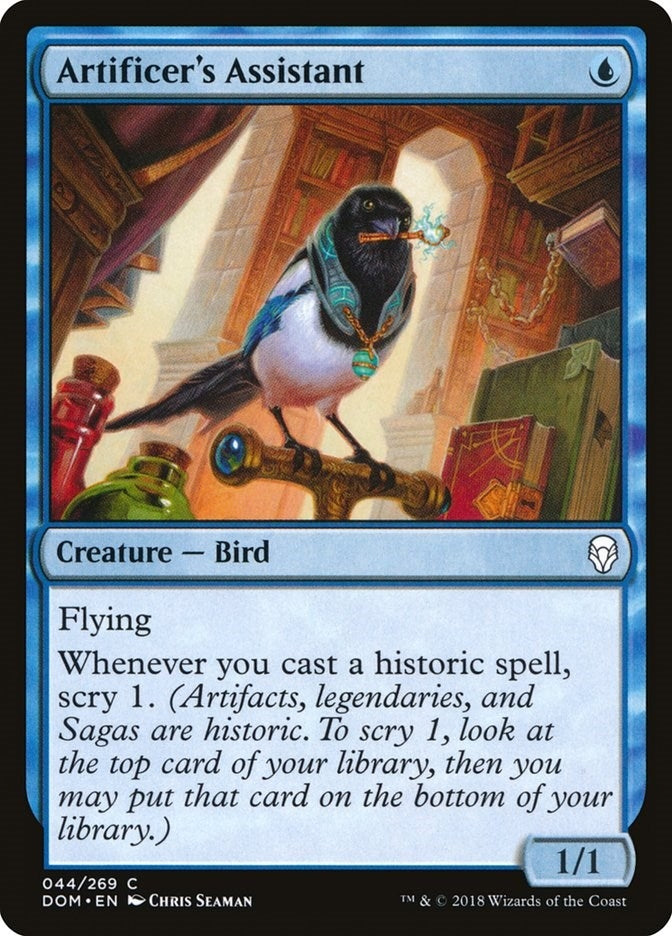 Image for Artificer's Assistant (Dominaria) (44) - Magic: The Gathering