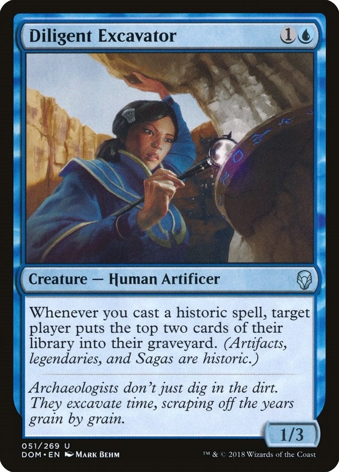Image for Diligent Excavator (Dominaria) (51) - Magic: The Gathering