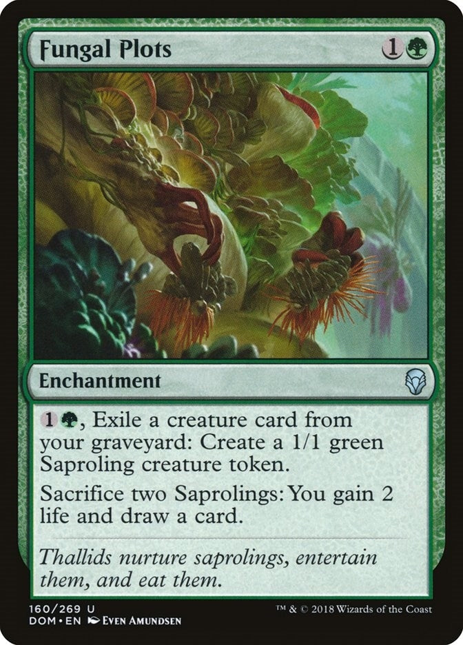 Image for Fungal Plots (Dominaria) (160) - Magic: The Gathering