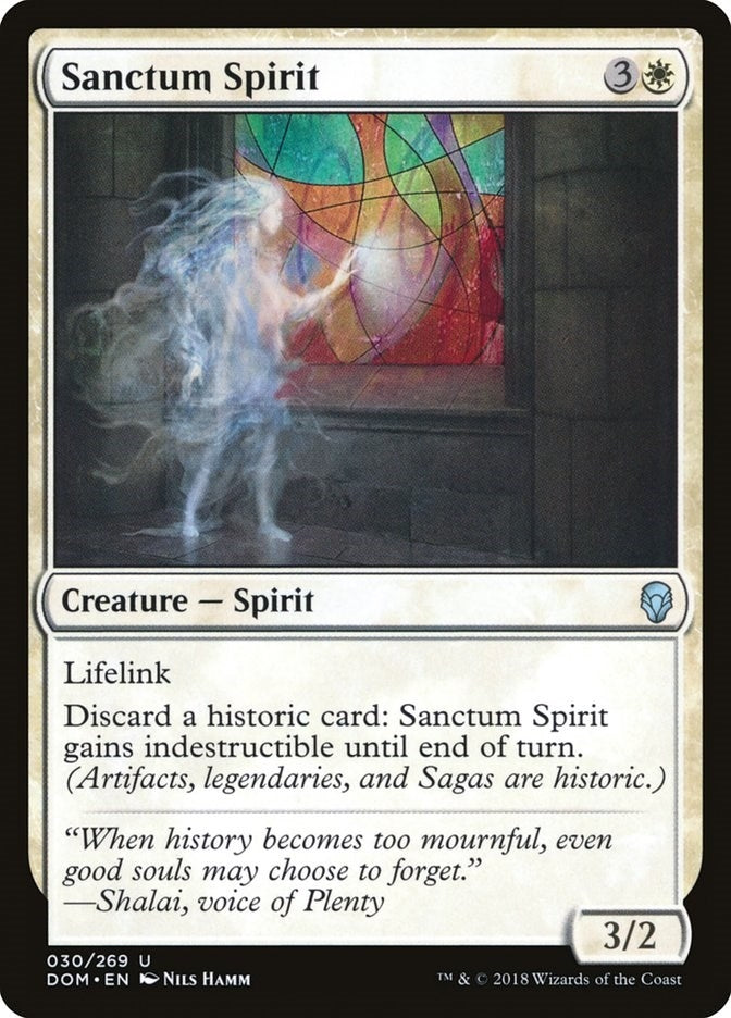 Image for Sanctum Spirit (Dominaria) (30) - Magic: The Gathering