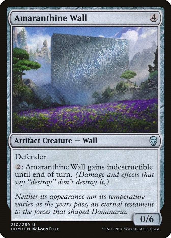 Image for Amaranthine Wall (Dominaria) (210) - Magic: The Gathering