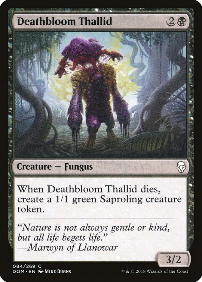 Image for Deathbloom Thallid (Dominaria) (84) - Magic: The Gathering