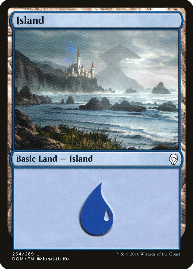 Image for Island (254) (Dominaria) (254) - Magic: The Gathering