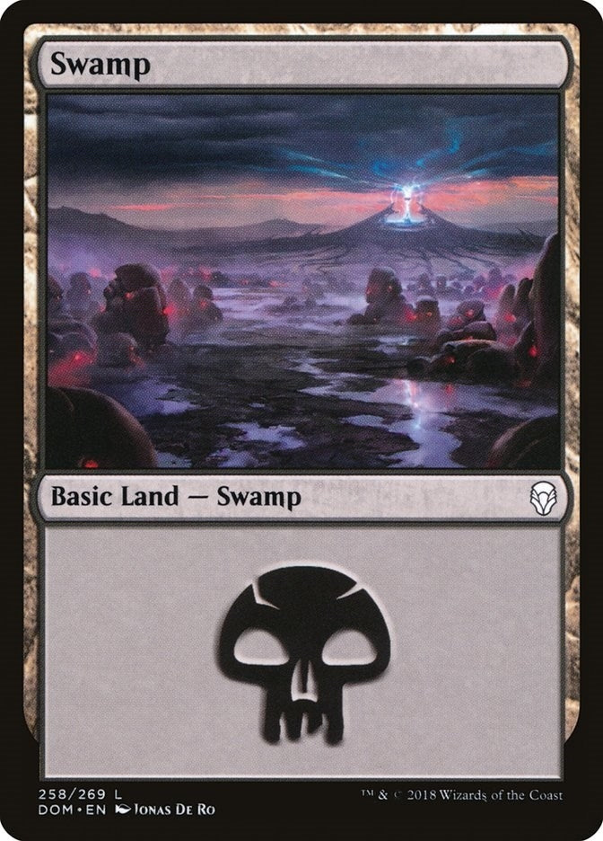 Image for Swamp (258) (Dominaria) (258) - Magic: The Gathering