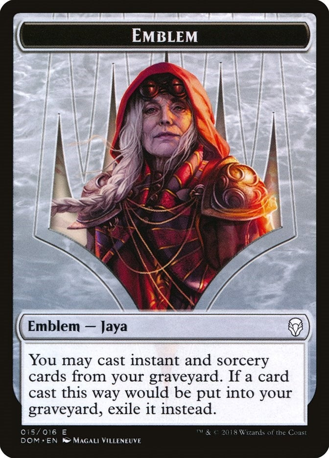 Image for Emblem - Jaya Ballard (Dominaria) (15) - Magic: The Gathering