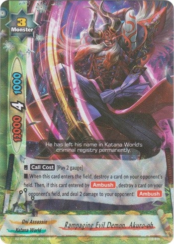 Image for Rampaging Evil Demon, Akuro-oh (Buddy Legends) (X2-BT01/0013EN) - Future Card BuddyFight