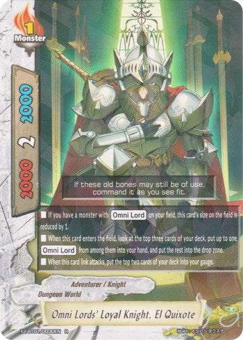 Image for Omni Lords' Loyal Knight, El Quixote (Buddy Legends) (X2-BT01/0030EN) - Future Card BuddyFight