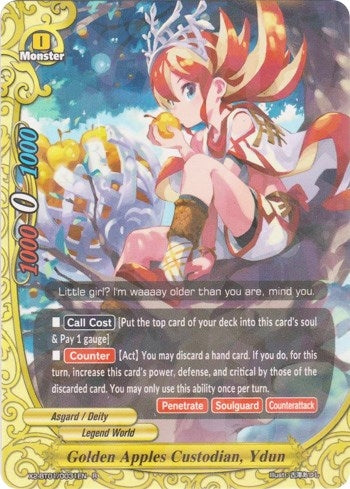 Image for Golden Apples Custodian, Ydun (Buddy Legends) (X2-BT01/0031EN) - Future Card BuddyFight