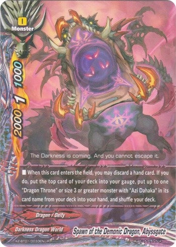 Image for Spawn of the Demonic Dragon, Abyssgate (Buddy Legends) (X2-BT01/0033EN) - Future Card BuddyFight