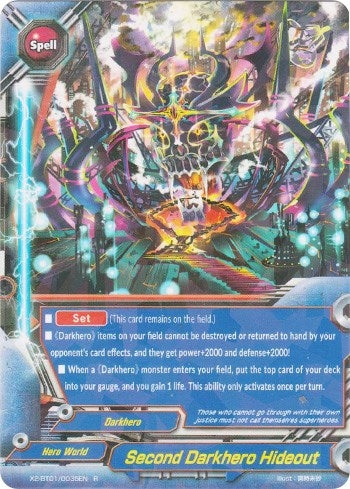 Image for Second Darkhero Hideout (Buddy Legends) (X2-BT01/0035EN) - Future Card BuddyFight