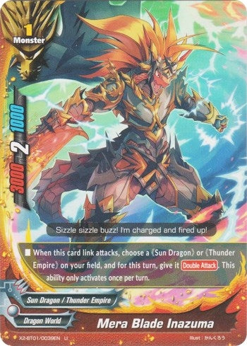 Image for Mera Blade Inazuma (Buddy Legends) (X2-BT01/0039EN) - Future Card BuddyFight