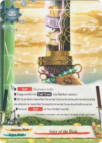 Image for Voice of the Blade (Buddy Legends) (X2-BT01/0041EN) - Future Card BuddyFight