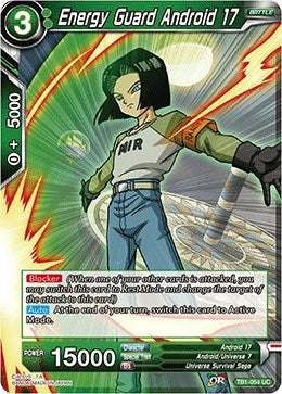 Image for Energy Guard Android 17 (Tournament of Power) (TB1-054) - Dragon Ball Super: Masters