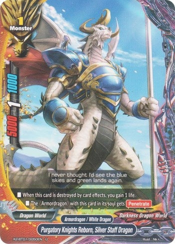 Image for Purgatory Knights Reborn, Silver Staff Dragon (Buddy Legends) (X2-BT01/0050EN) - Future Card BuddyFight