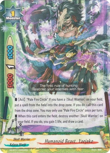 Image for Humanoid Beast, Yaejako (Buddy Legends) (X2-BT01/0059EN) - Future Card BuddyFight
