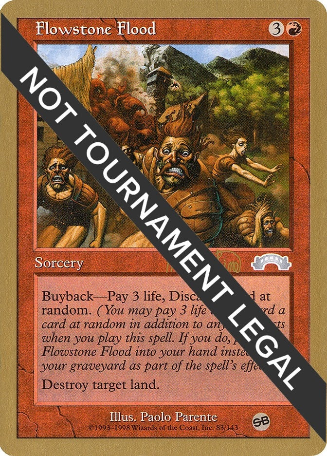 Image for Flowstone Flood - 1999 Mark Le Pine (EXO) (SB) (World Championship Decks) - Magic: The Gathering