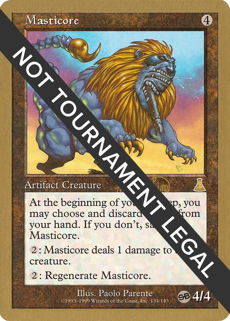 Image for Masticore - 1999 Mark Le Pine (UDS) (SB) (World Championship Decks) - Magic: The Gathering