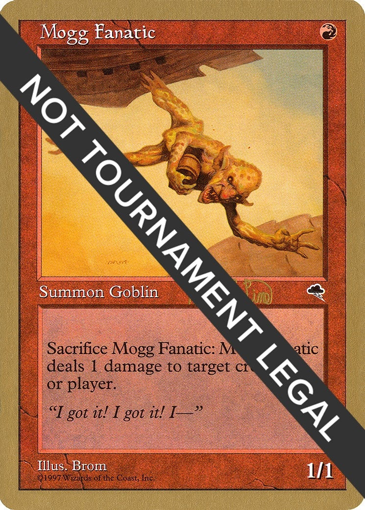 Image for Mogg Fanatic - 1999 Mark Le Pine (TMP) (World Championship Decks) - Magic: The Gathering