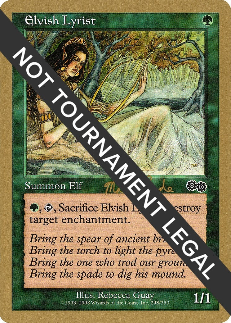 Image for Elvish Lyrist - 1999 Matt Linde (USG) (World Championship Decks) - Magic: The Gathering
