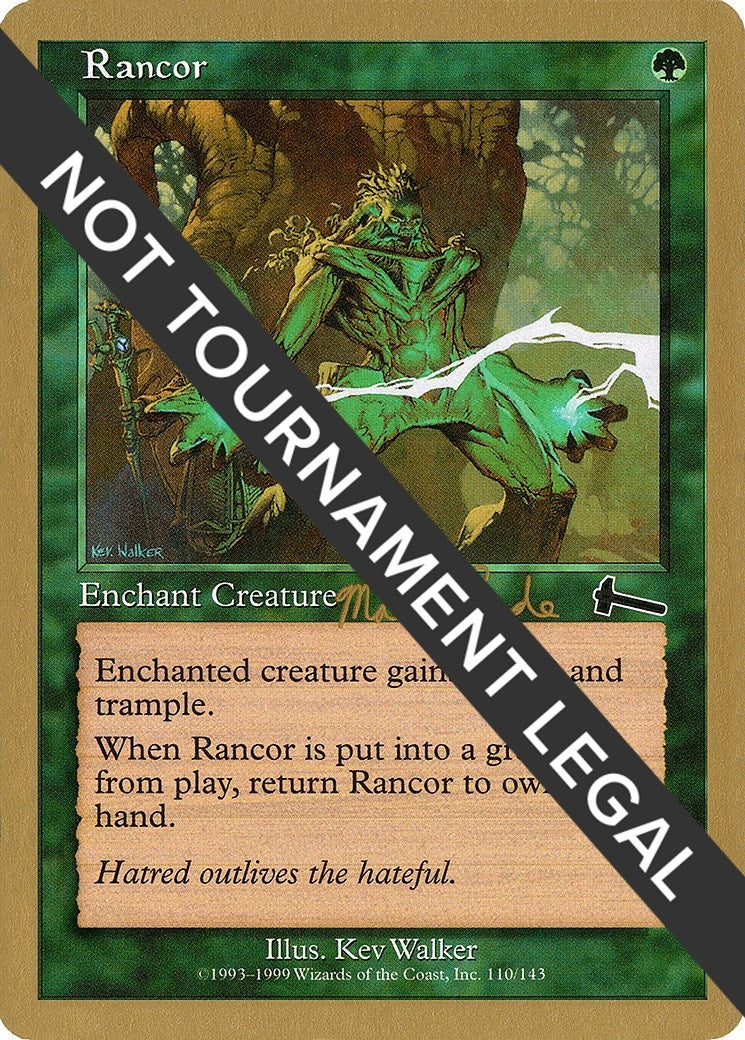 Image for Rancor - 1999 Matt Linde (ULG) (World Championship Decks) - Magic: The Gathering