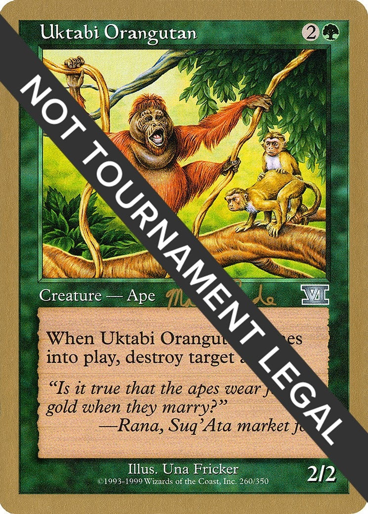 Image for Uktabi Orangutan - 1999 Matt Linde (6ED) (World Championship Decks) - Magic: The Gathering